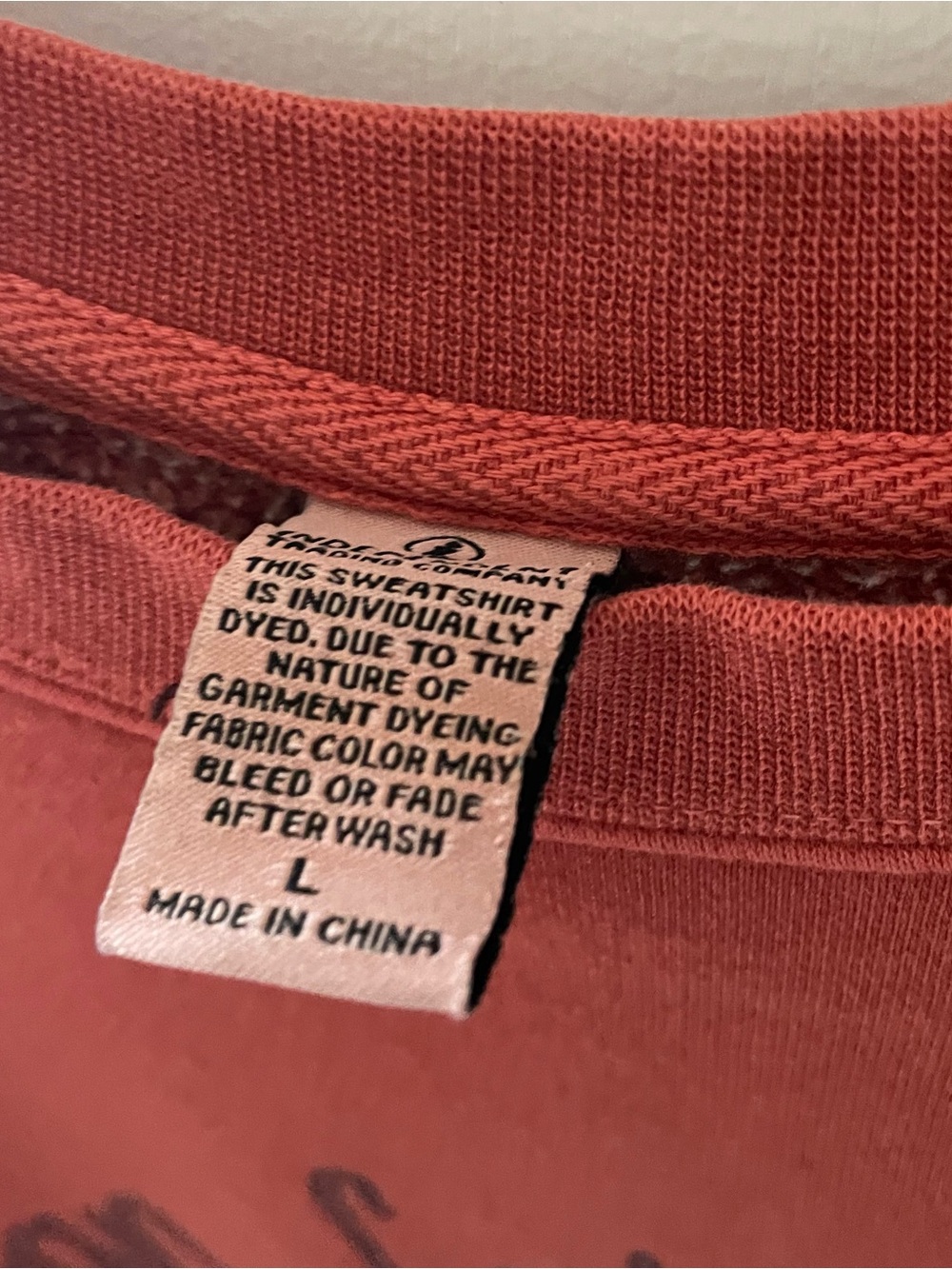 Men's Rust San Luis Obispo Graphic crew neck - Picture 3 of 3